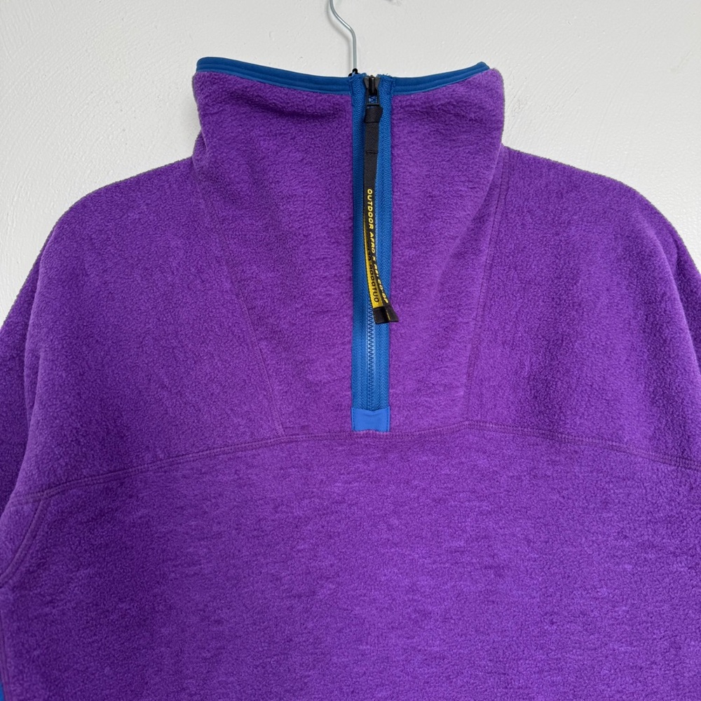 Outdoor Afro x REI‎ Co-Op Sweater Women's Large Purple Fleece Outdoor Athleisure - Picture 3 of 12
